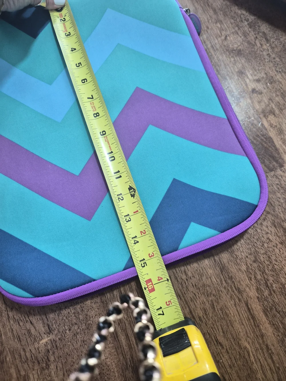 Tablet Sleeve Case in Teal & Purple - Slim Protective Neoprene Sleeve